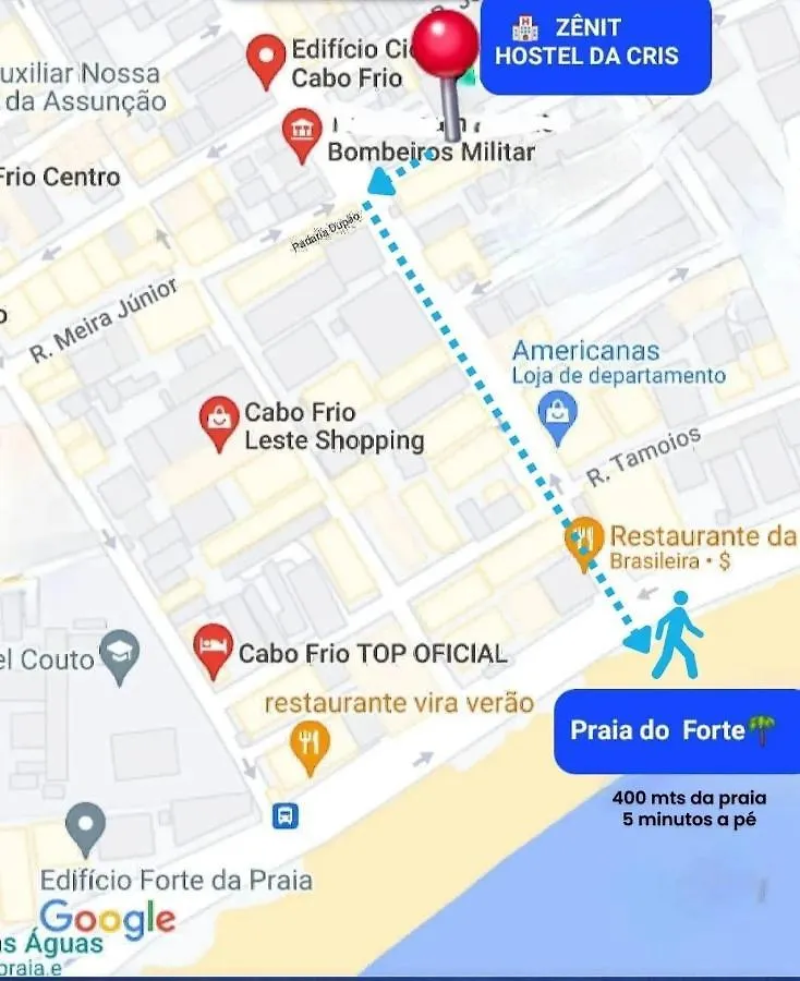 Zenit Hostel Da Cris Cabo Frio